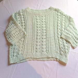 La Miel open weave sweater